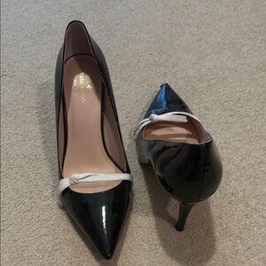 Kate Spade Black and White Stiletto Heels